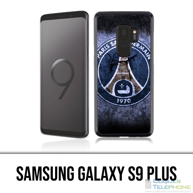 Carcasa Samsung Galaxy S9 Plus - PSG Logo Grunge