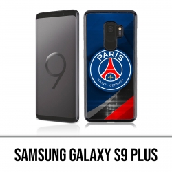 Custodia Samsung Galaxy S9 Plus - Logo PSG in metallo cromato