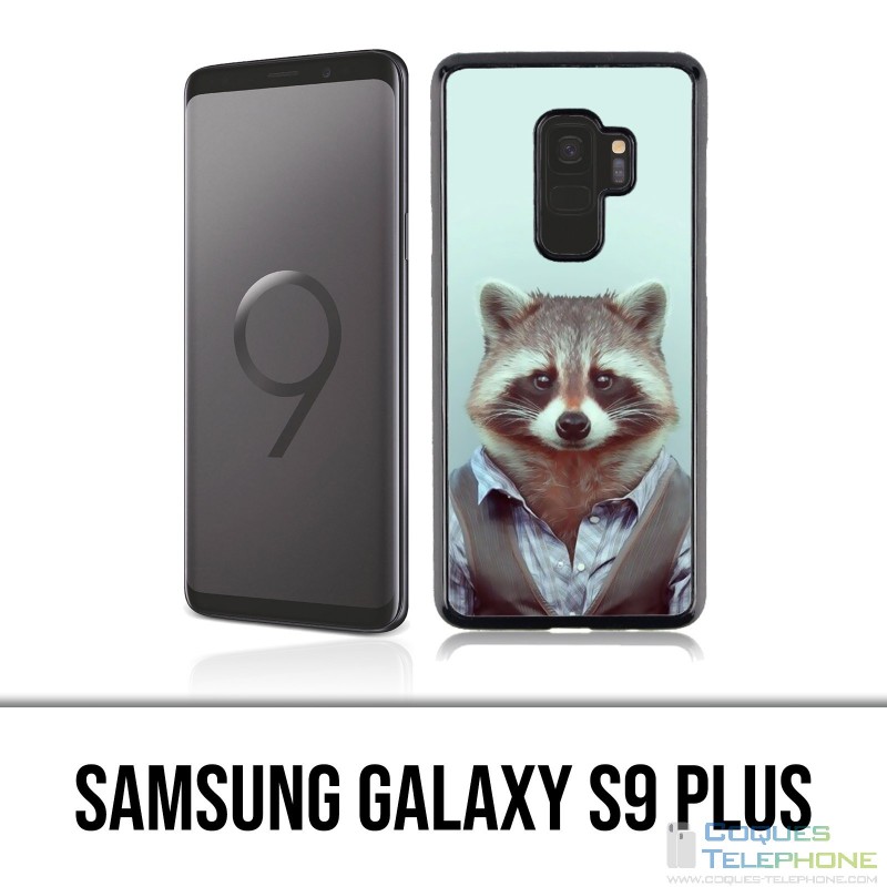 Funda Samsung Galaxy S9 Plus - Disfraz de mapache