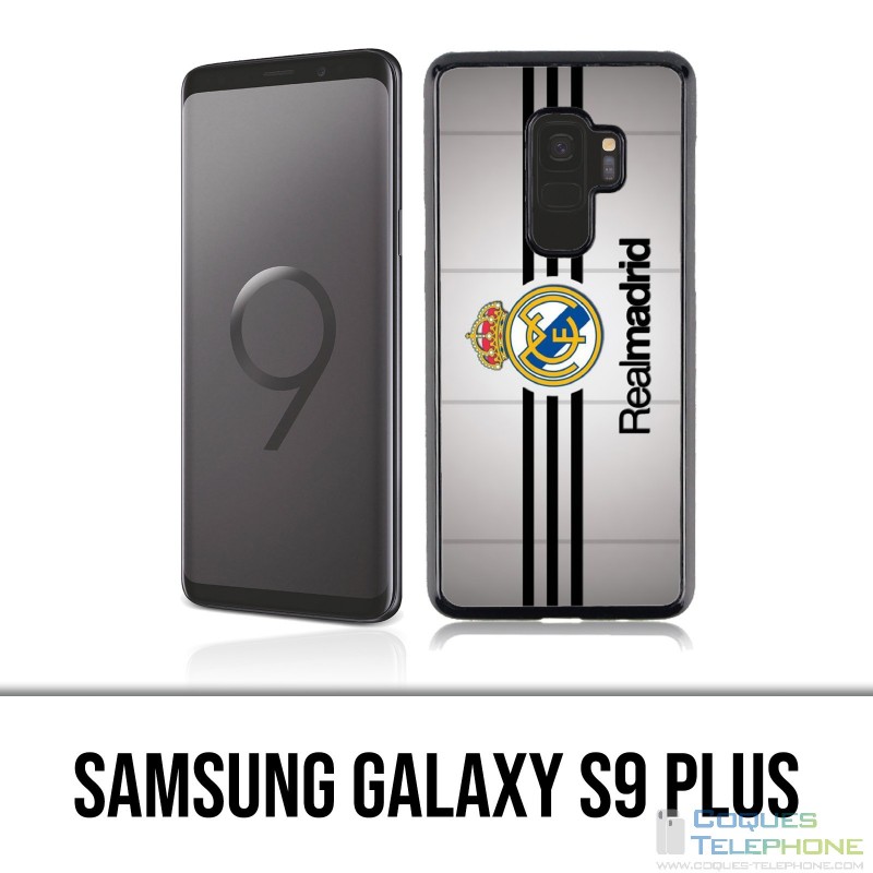 Coque Samsung Galaxy S9 PLUS - Real Madrid Bandes
