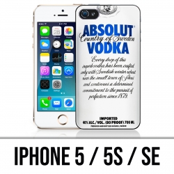 IPhone 5 / 5S / SE case - Absolut Vodka