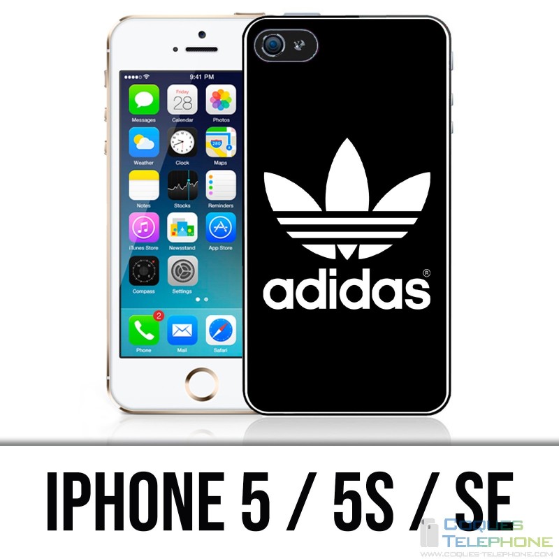 Coque iPhone 5 / 5S / SE - Adidas Classic Noir