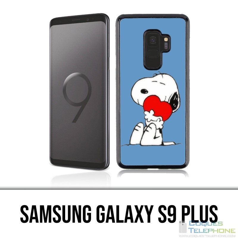 Coque Samsung Galaxy S9 PLUS - Snoopy Coeur