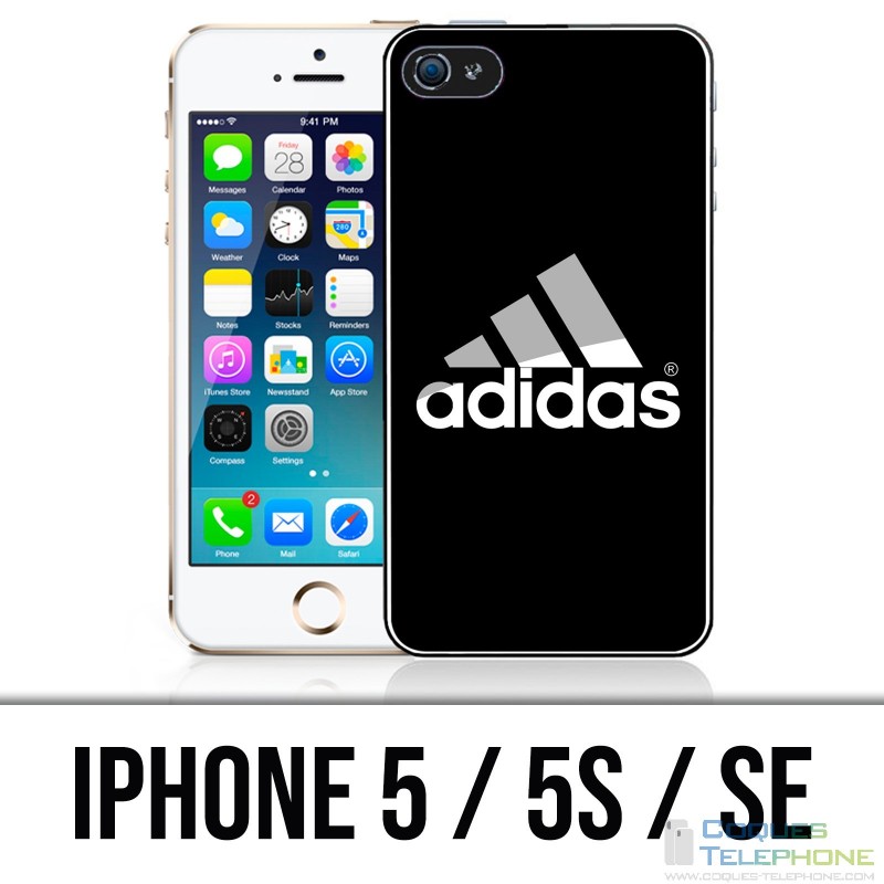 autopista moneda cerebro Funda iPhone 5 / 5S / SE - Adidas Logo Black