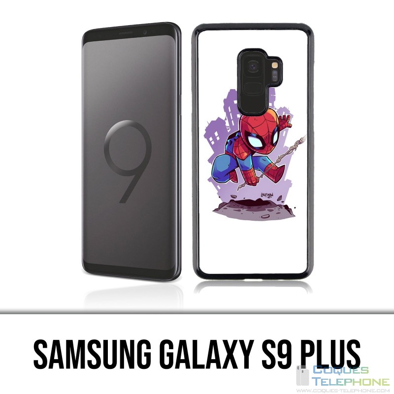 Samsung Galaxy S9 Plus Hülle - Cartoon Spiderman