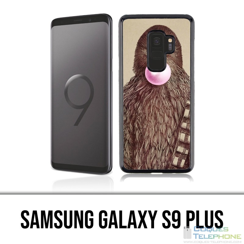 Custodia Samsung Galaxy S9 Plus - Gomma da masticare Star Wars Chewbacca
