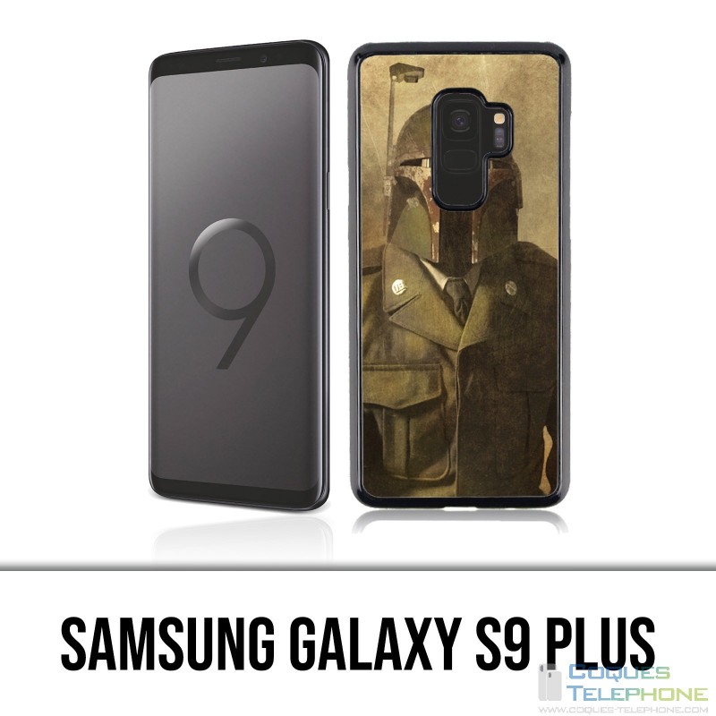 Carcasa Samsung Galaxy S9 Plus - Vintage Star Wars Boba Fett