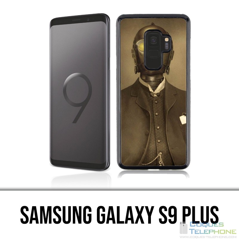 Custodia Samsung Galaxy S9 Plus - Star Wars Vintage C3Po