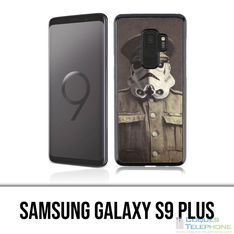 Custodia Samsung Galaxy S9 Plus - Stromtrooper vintage di Star Wars