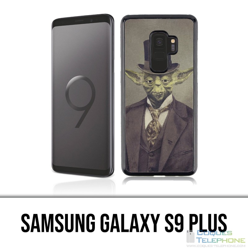 Samsung Galaxy S9 Plus Hülle - Star Wars Vintage Yoda