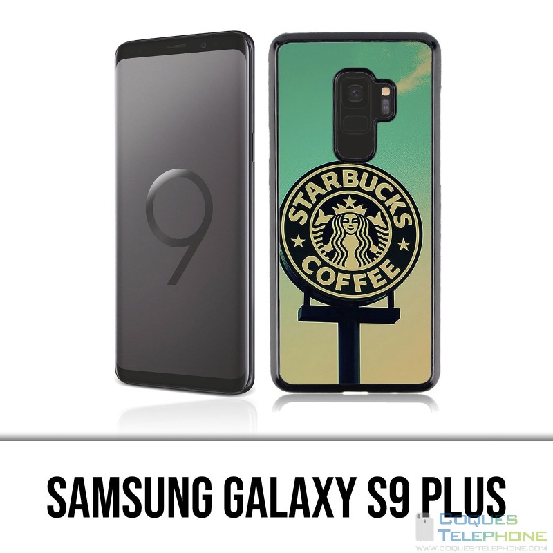 Samsung Galaxy S9 Plus Hülle - Vintage Starbucks