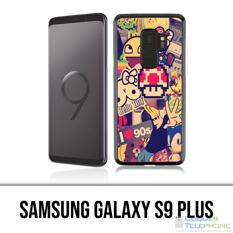 Samsung Galaxy S9 Plus Case - Vintage 90S Stickers