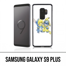 Coque Samsung Galaxy S9 PLUS - Stitch Pikachu Bébé