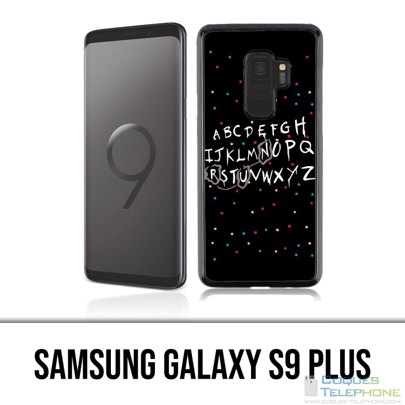 Coque Samsung Galaxy S9 PLUS - Stranger Things Alphabet