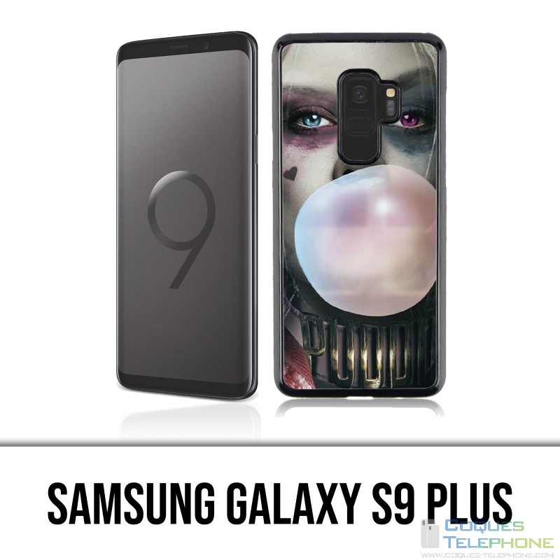Samsung Galaxy S9 Plus Hülle - Selbstmordkommando Harley Quinn Bubble Gum