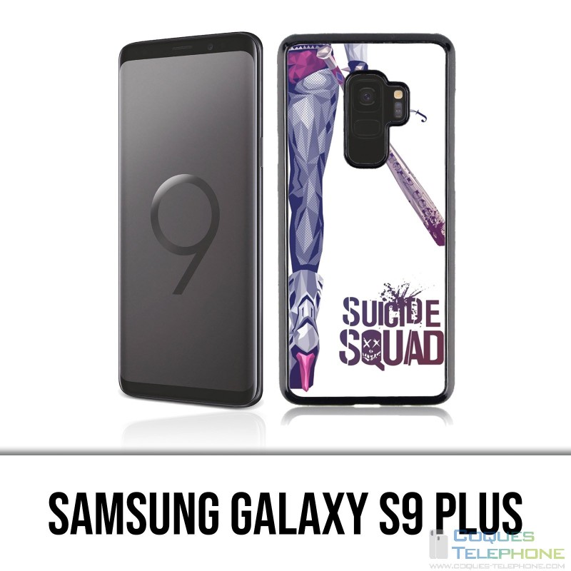Samsung Galaxy S9 Plus Hülle - Selbstmordkommando Bein Harley Quinn