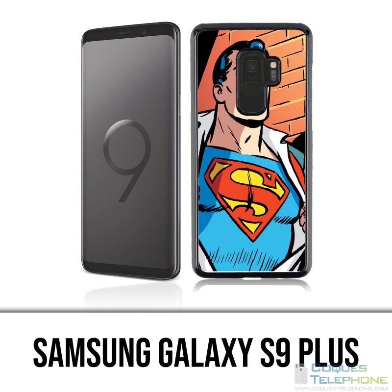 Coque Samsung Galaxy S9 PLUS - Superman Comics