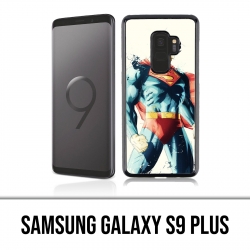 Samsung Galaxy S9 Plus Hülle - Superman Paintart