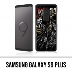 Coque Samsung Galaxy S9 Plus - Tete Mort Pistolet
