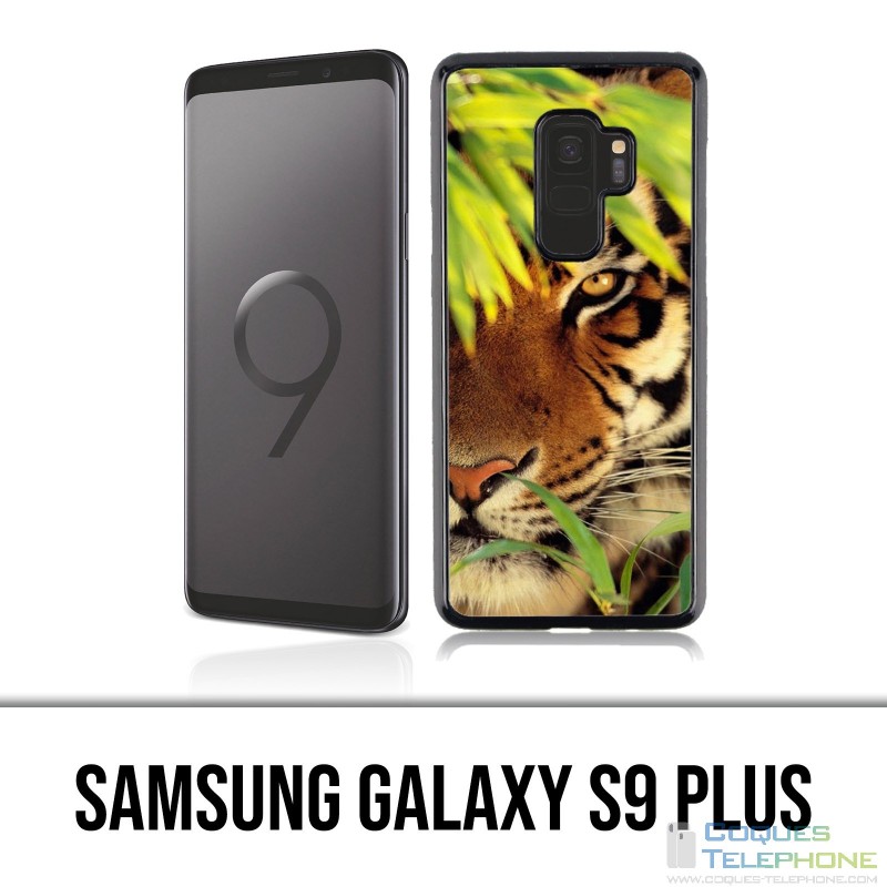 Custodia Samsung Galaxy S9 Plus - Foglie di tigre