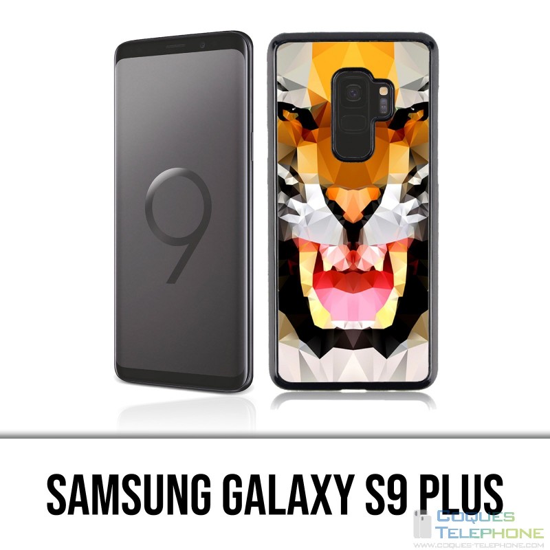 Samsung Galaxy S9 Plus Hülle - Geometrischer Tiger