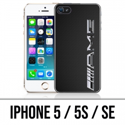Coque iPhone 5 / 5S / SE - Amg Carbone Logo