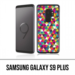 Samsung Galaxy S9 Plus Hülle - Dreieck Mehrfarben