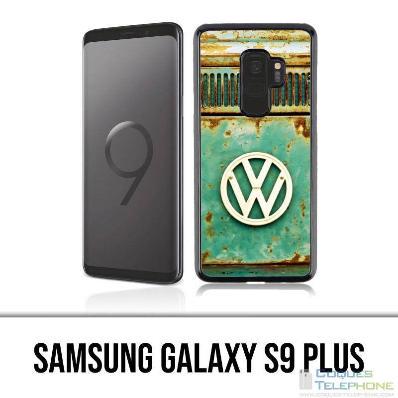 Carcasa Samsung Galaxy S9 Plus - Logotipo Vintage Vw