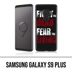 Samsung Galaxy S9 Plus Hülle - Walking Dead Fight Die Toten fürchten die Lebenden