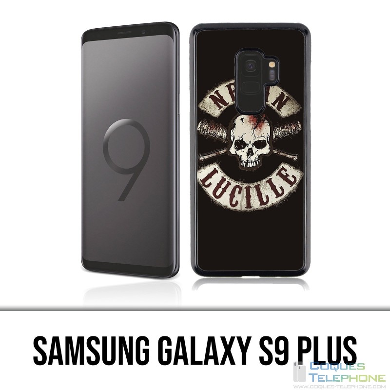 Carcasa Samsung Galaxy S9 Plus - Logotipo de Walking Dead Negan Lucille