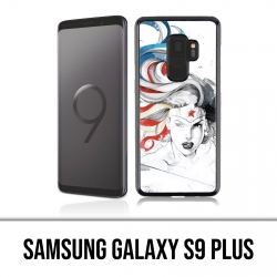 Carcasa Samsung Galaxy S9 Plus - Diseño de Arte de la Mujer Maravilla