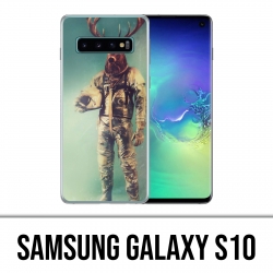 Coque Samsung Galaxy S10 - Animal Astronaute Cerf