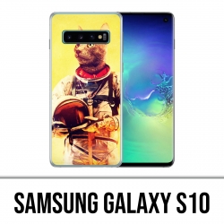 Coque Samsung Galaxy S10 - Animal Astronaute Chat