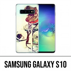 Custodia Samsung Galaxy S10 - Dinosauro animale astronauta
