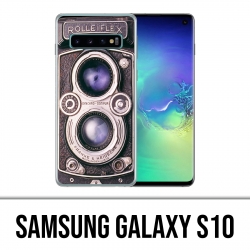 Samsung Galaxy S10 Hülle - Vintage Black Camera
