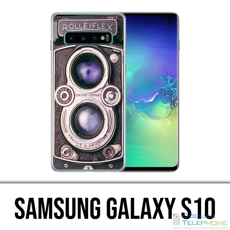 Samsung Galaxy S10 Case - Vintage Black Camera