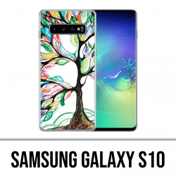 Coque Samsung Galaxy S10 - Arbre Multicolore