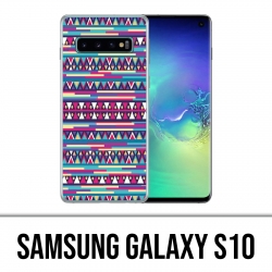 Samsung Galaxy S10 Hülle - Pink Azteque