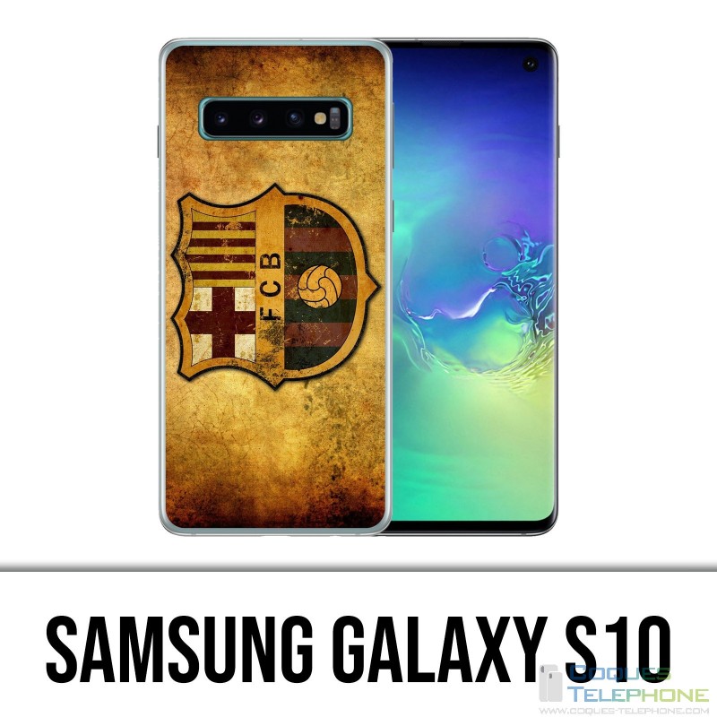 Coque Samsung Galaxy S10 - Barcelone Vintage Football