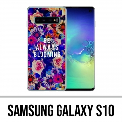 Samsung Galaxy S10 Hülle - immer blühen