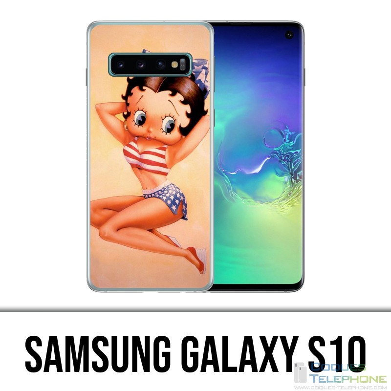 Samsung Galaxy S10 Case - Vintage Betty Boop