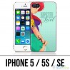Funda iPhone 5 / 5S / SE - Sirena Ariel Hipster