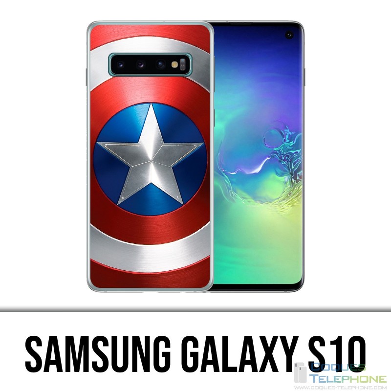 Samsung Galaxy S10 Case - Captain America Avengers Shield