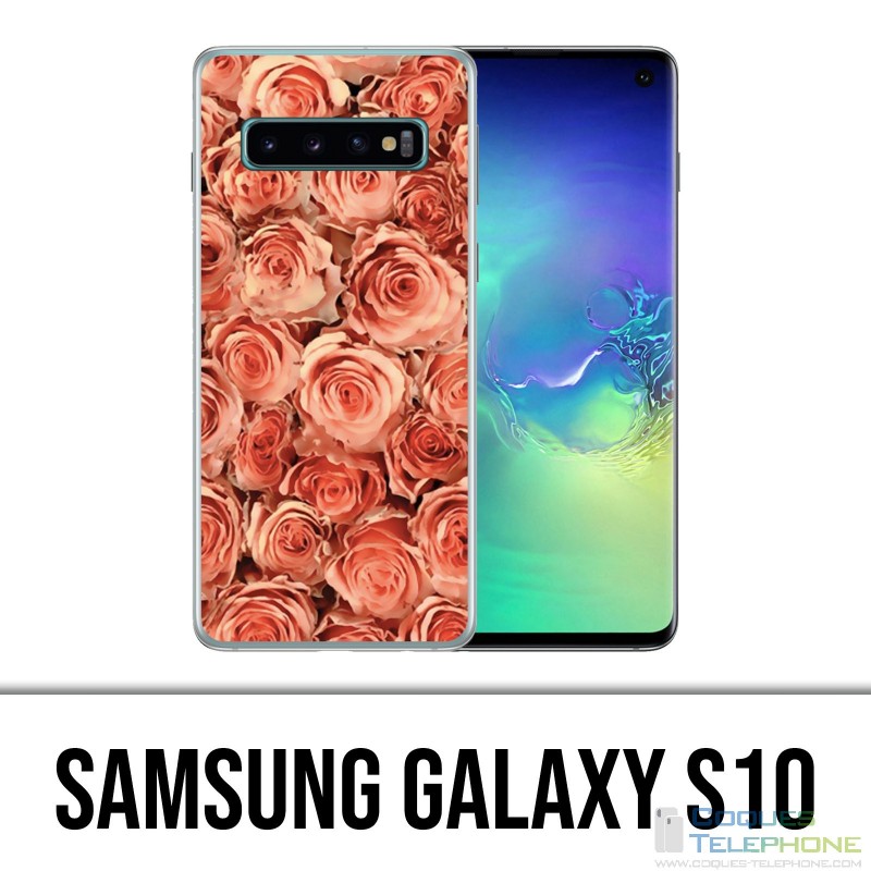Coque Samsung Galaxy S10 - Bouquet Roses