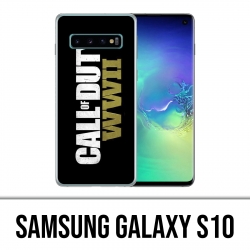 Carcasa Samsung Galaxy S10 - Logotipo de Call Of Duty Ww2