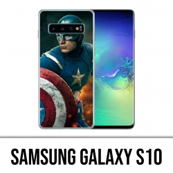 Coque Samsung Galaxy S10 - Captain America Comics Avengers