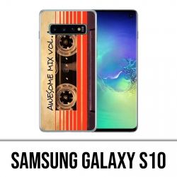 Coque Samsung Galaxy S10 - Cassette Audio Vintage Gardiens De La Galaxie