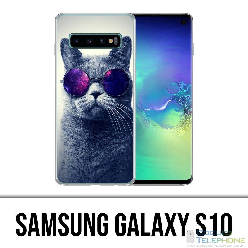 Custodia Samsung Galaxy S10 - Occhiali Cat Galaxy