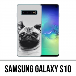Samsung Galaxy S10 Hülle - Dog Pug Ears