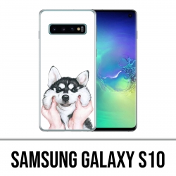 Samsung Galaxy S10 Case - Dog Husky Cheeks